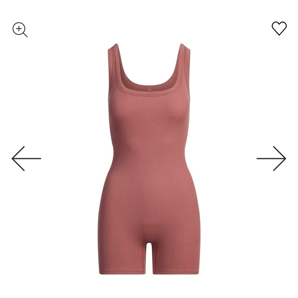 SKIMS Pink Shapewear Bodysuit Intimates
